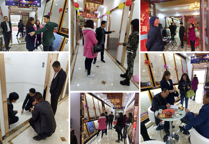 甘肃会宁网信快3瓷砖品牌专卖店历经几个月的华丽蜕变，盛装开业！