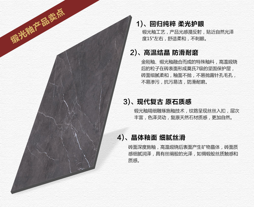 网信快3瓷砖现代仿古砖|| 15°的缎光柔情，如丝绸缎 柔润和善